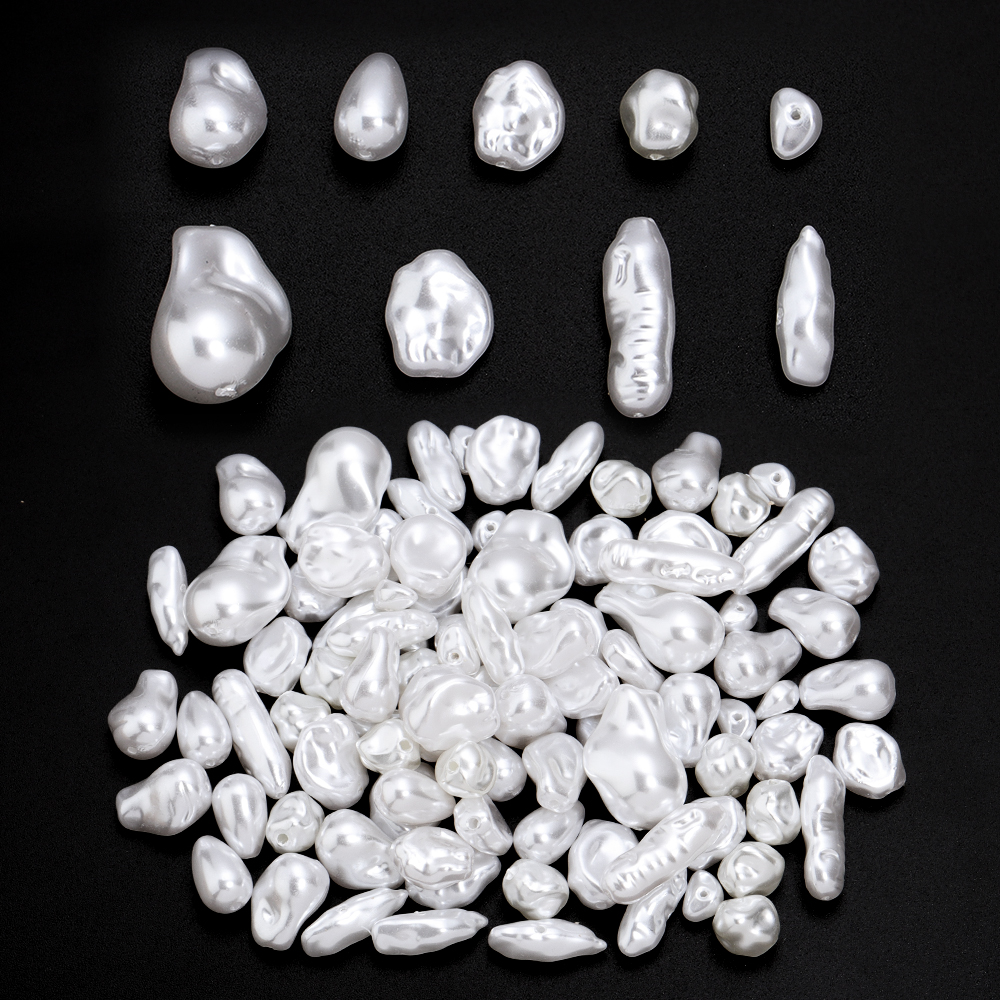 Pearl Necklace Set - 20pcs/lot Irregular ABS Imitation Pearls Beads