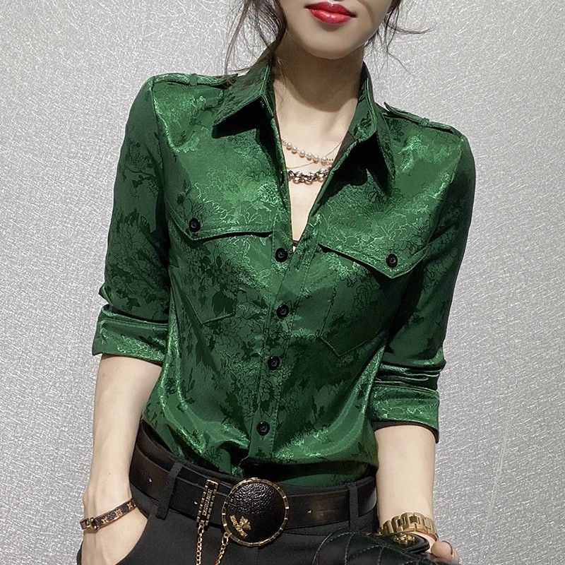 Women'S Formal Wear Blouse - Female Tops Spring and Autumn Full