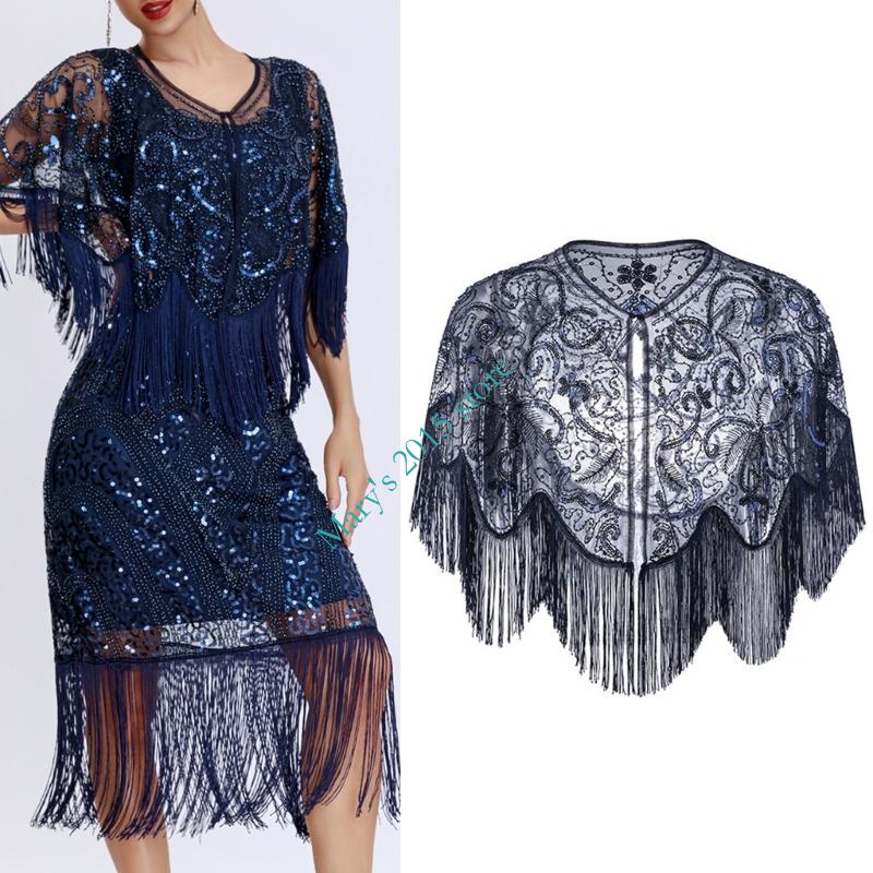 Women Stylish Fringe Sequined  - Women'S Formal Wear In The 1920S review and price