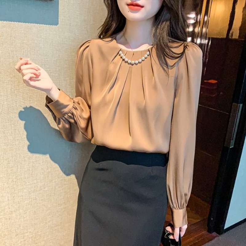 Office Outfits Round Neck Fema - Women'S Formal Wear Blouse review and price