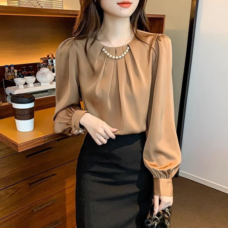 Office Outfits Round Neck Fema - Women'S Formal Wear Blouse review and price