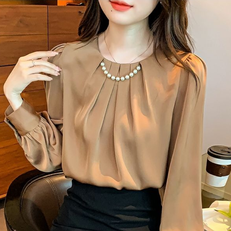 Office Outfits Round Neck Fema - Women'S Formal Wear Blouse review and price