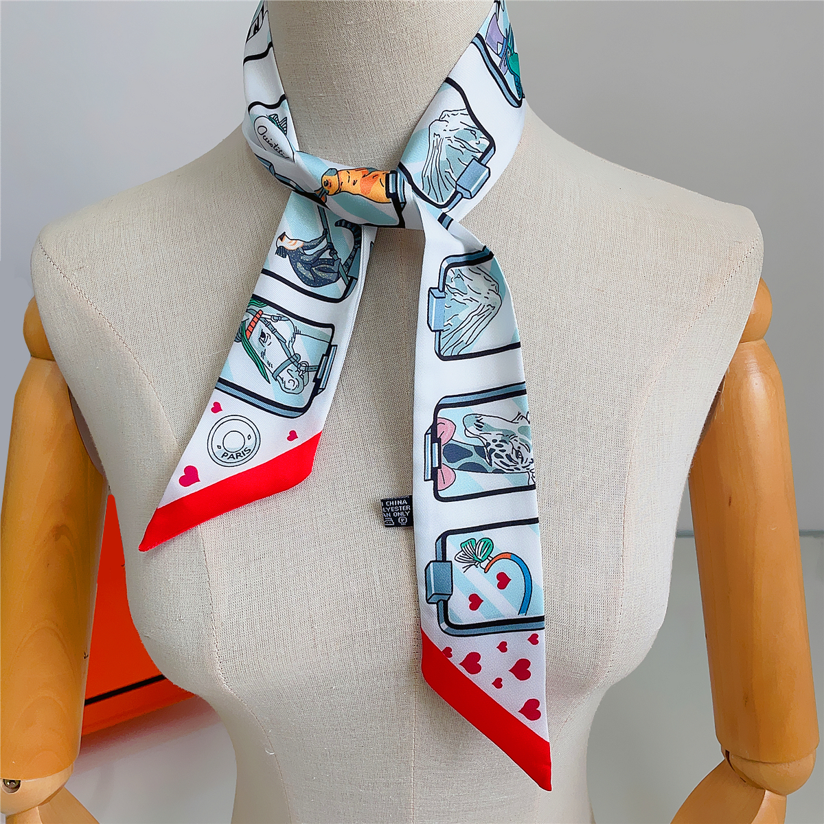 Brand Design Twill 100% Silk S - Scarf Silk Neck review and price