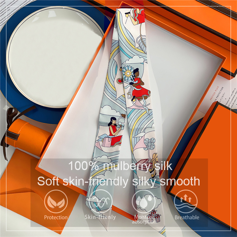 Women 100% Mulberry Silk Scarf - Scarf Silk Neck review and price