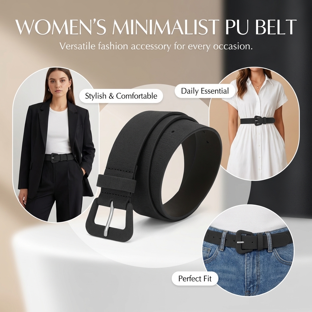 Women PU Belt Candy Color Deco - Women Formal Wear Belt review and price