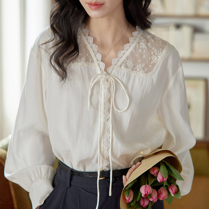 Long Sleeve Shirts Womens Sati - Women'S Formal Wear Blouse review and price