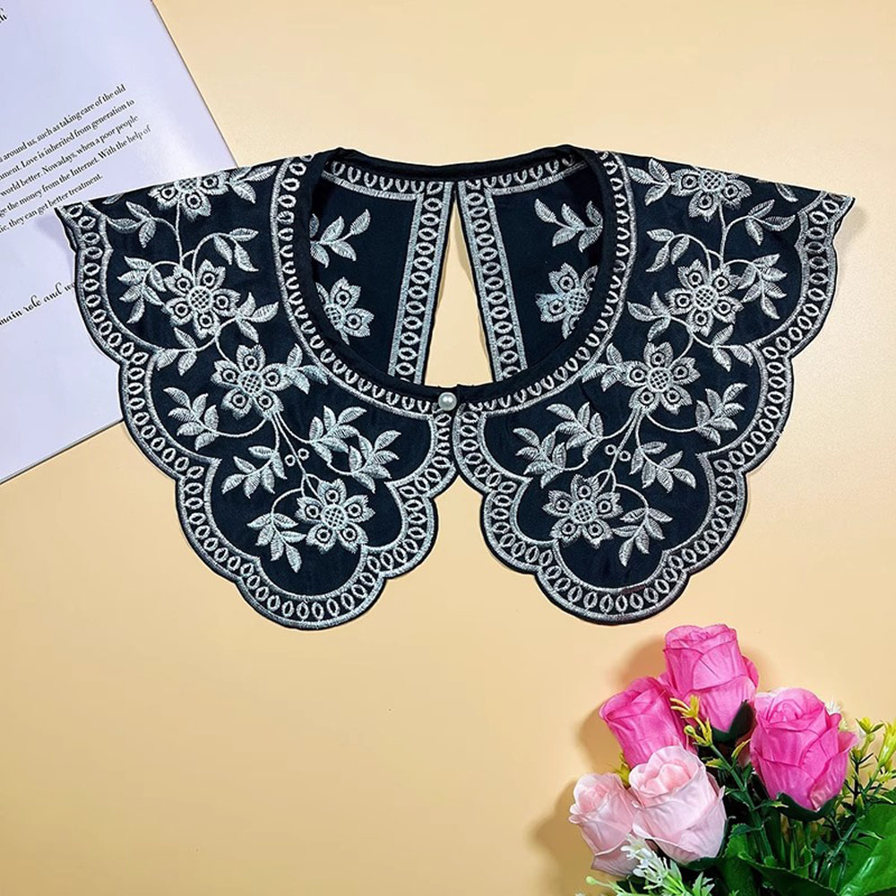 Women Lace Collar Cotton Fake  - Women'S Formal Wear Blouse review and price