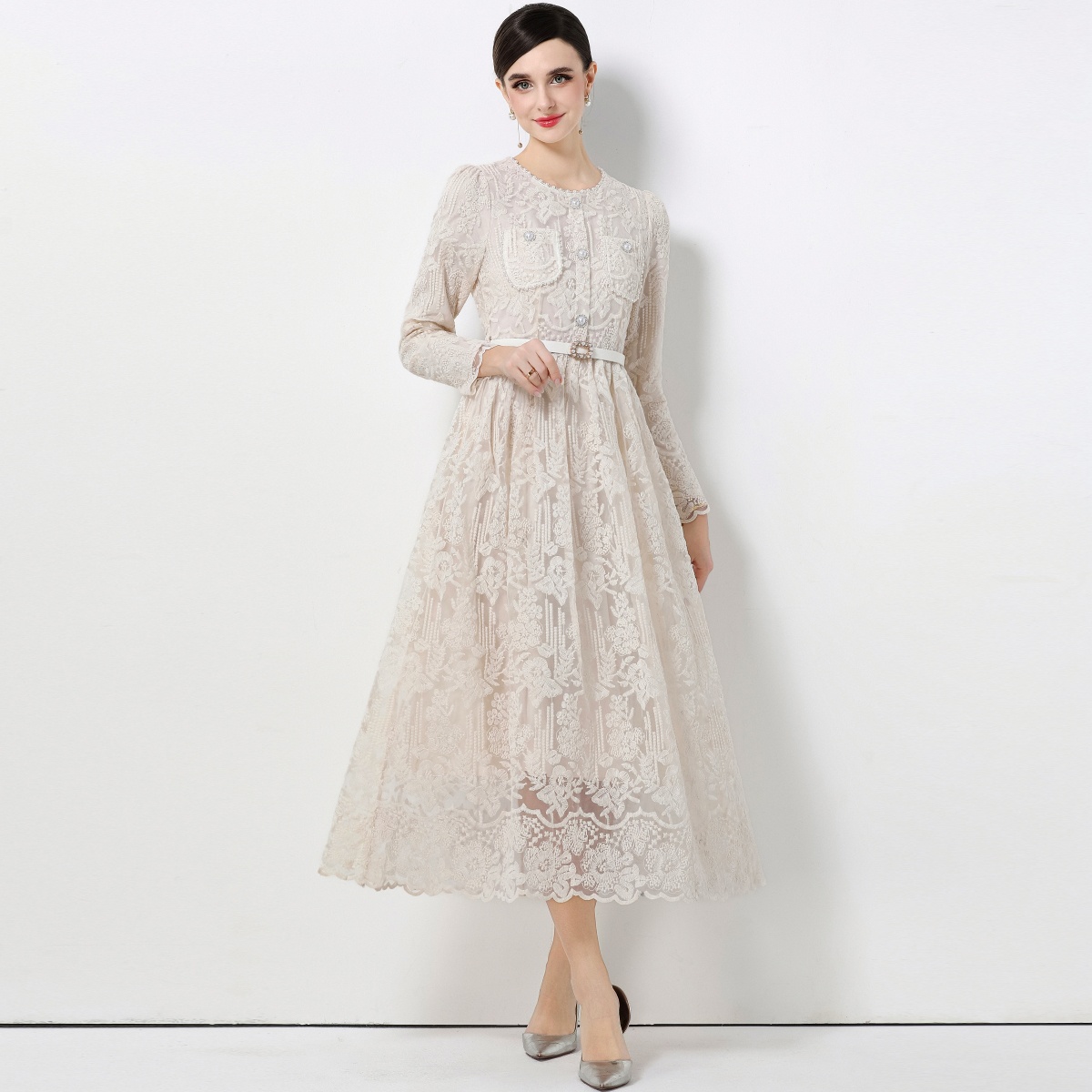 Elegant High Waist Long Sleeve - Women Formal Wear Belt review and price