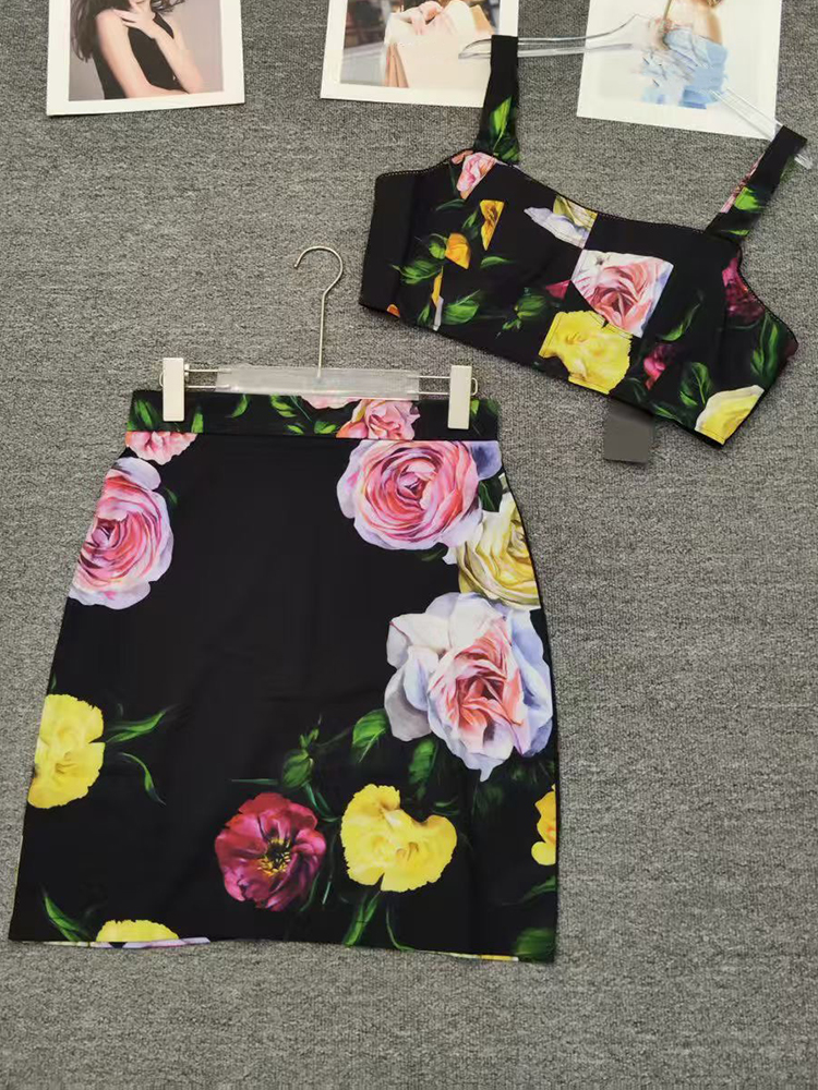 Retro flower print long-sleeve - Women Formal Wear For Summer review and price