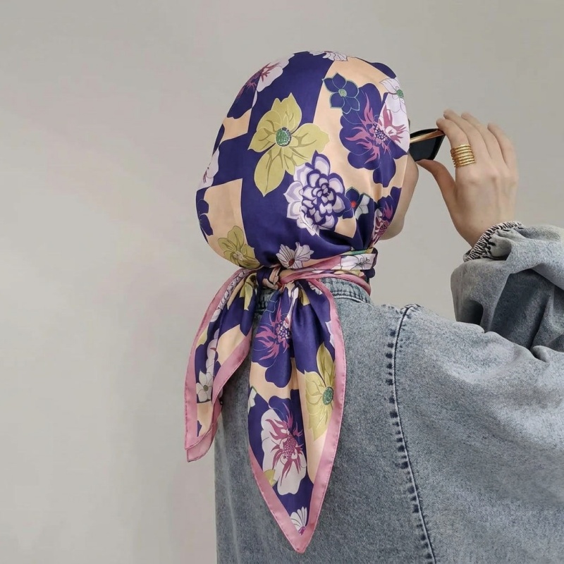 Print Silk Scarf Fashion Turba - Scarf Silk Neck review and price
