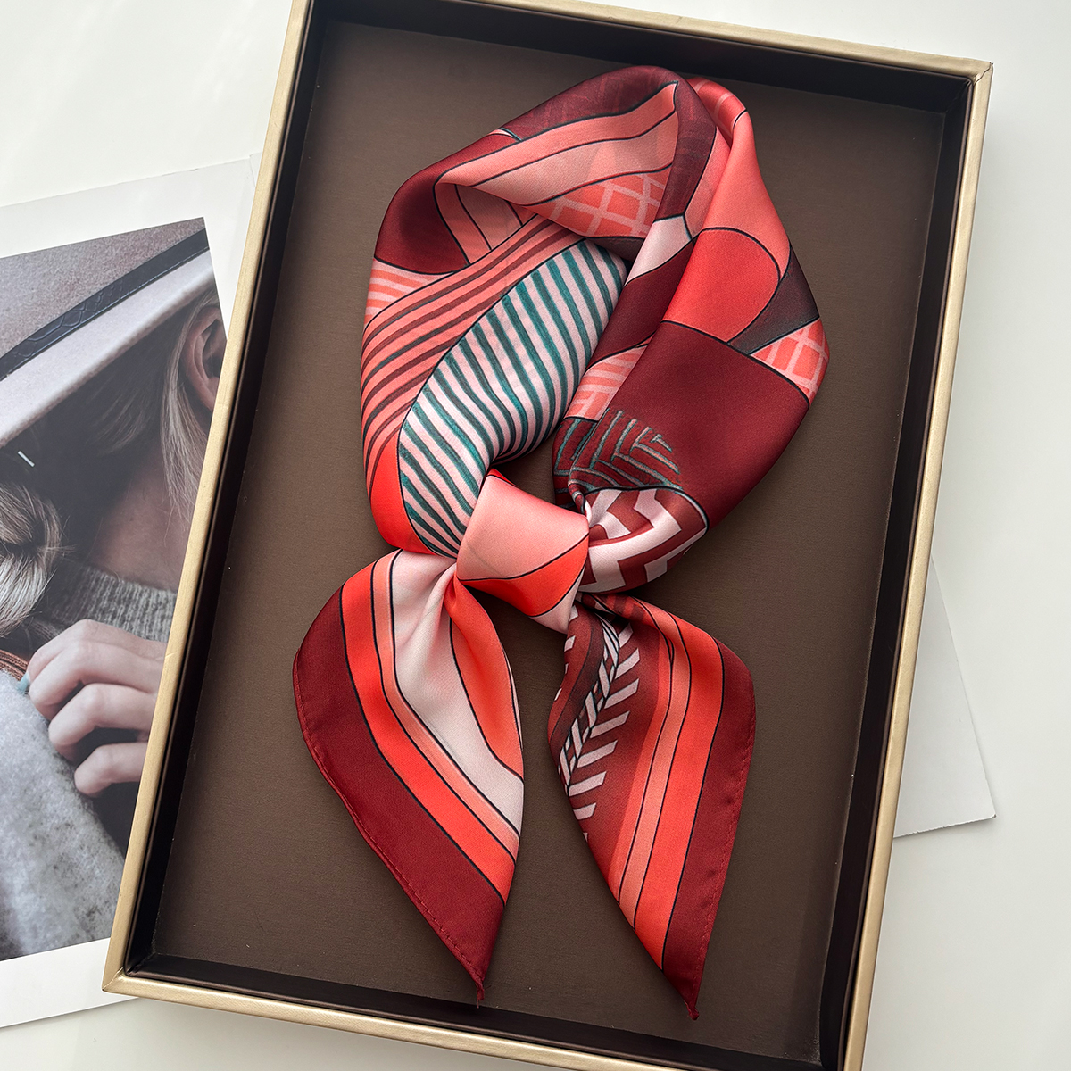Luxury Square Scarf For Women  - Scarf Silk Neck review and price