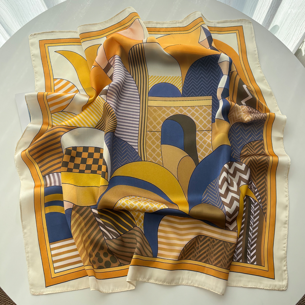 Luxury Square Scarf For Women  - Scarf Silk Neck review and price