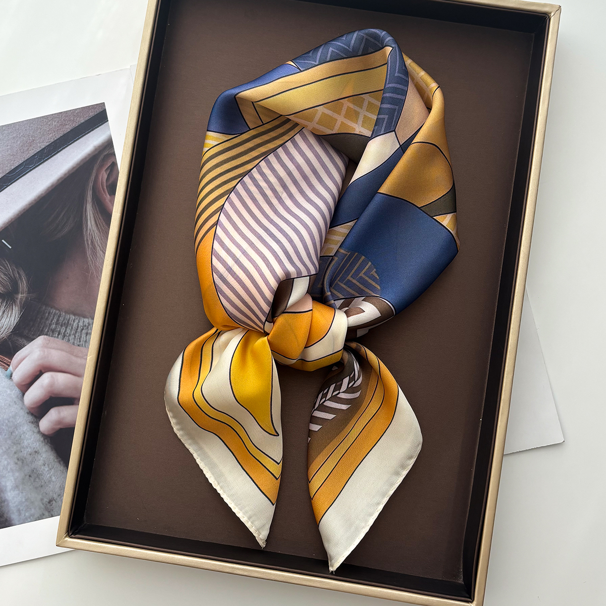 Luxury Square Scarf For Women  - Scarf Silk Neck review and price