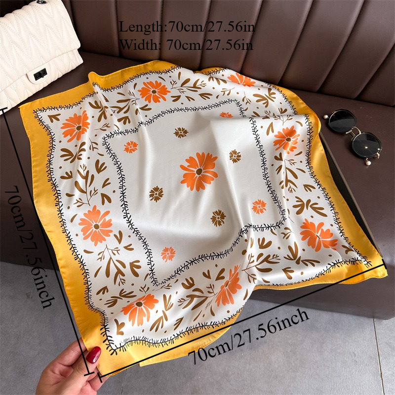 1Pc new printed fashion silk s - Scarf Silk Neck review and price