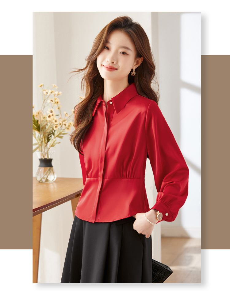 Long Sleeve Shirts Womens Cott - Women'S Formal Wear Blouse review and price