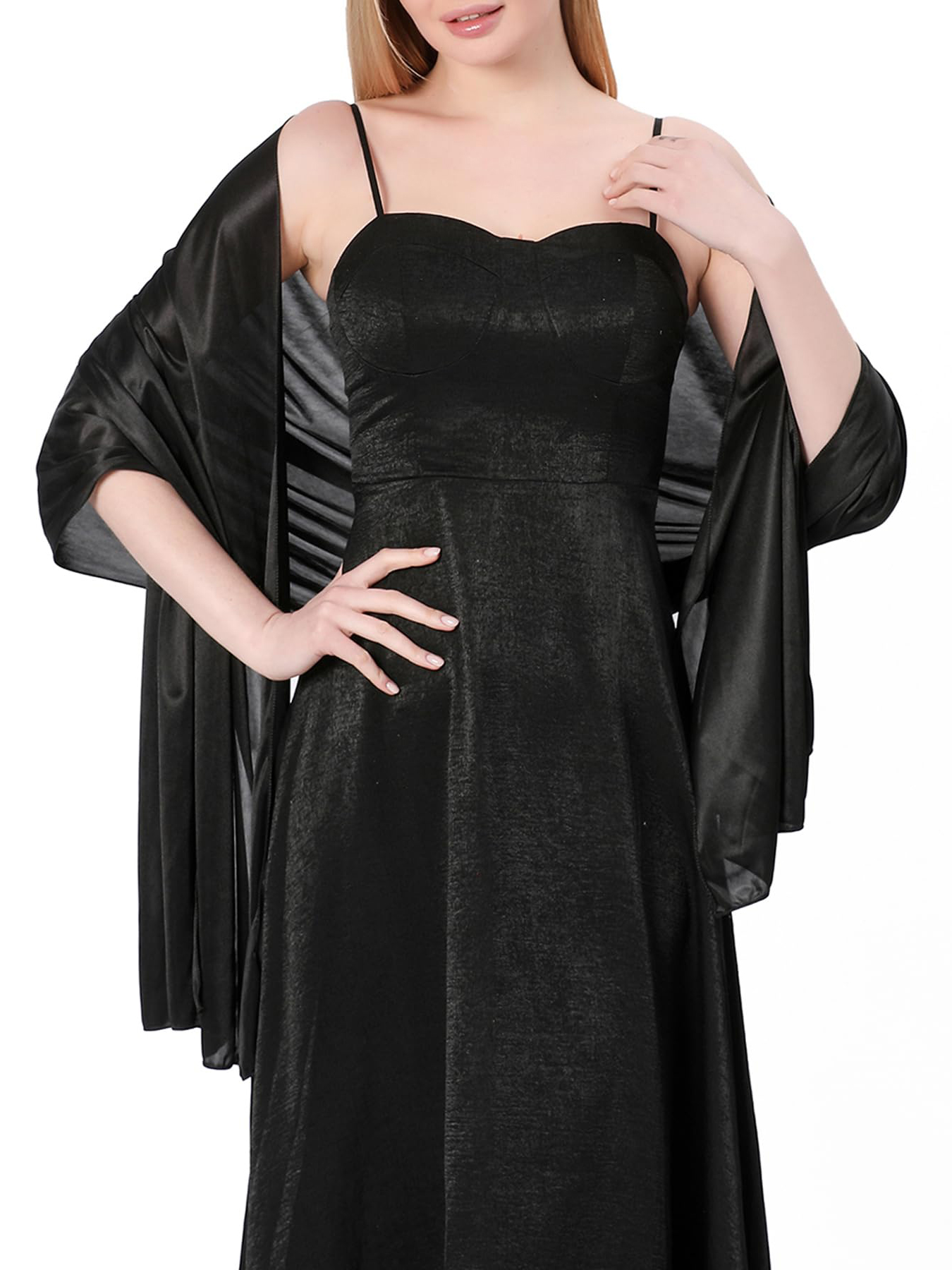 Women Satin Shawl Wrap for Eve - Women Formal Wear For Summer review and price
