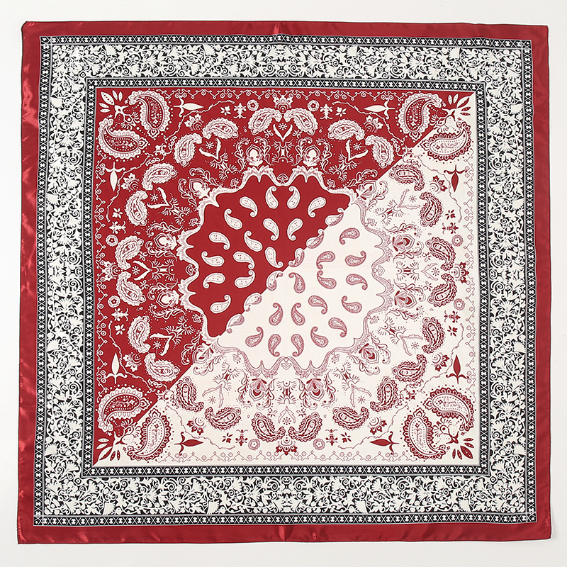 Satin Square Scarf Women Musli - Scarf Silk Neck review and price