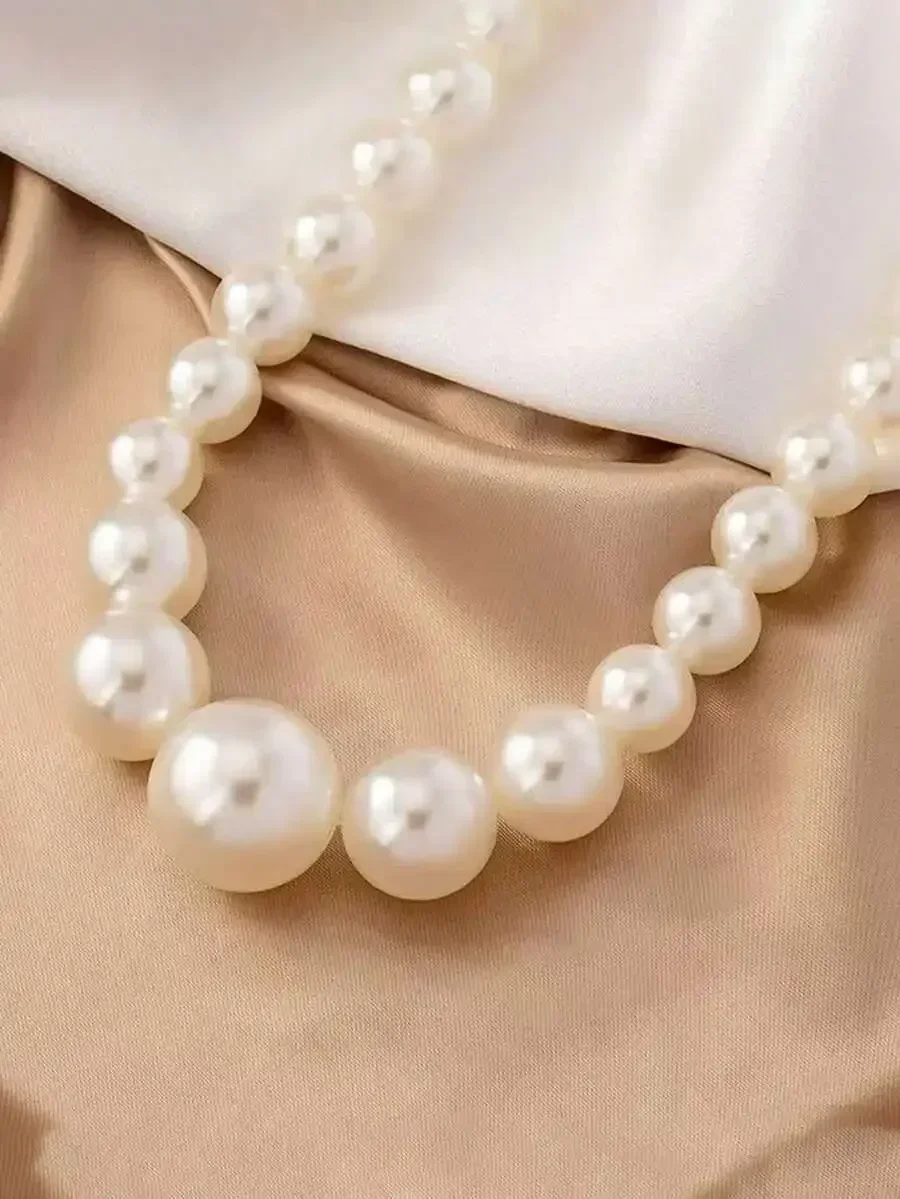Elegant Pearl Necklace Set Wit - Pearl Necklace Set review and price