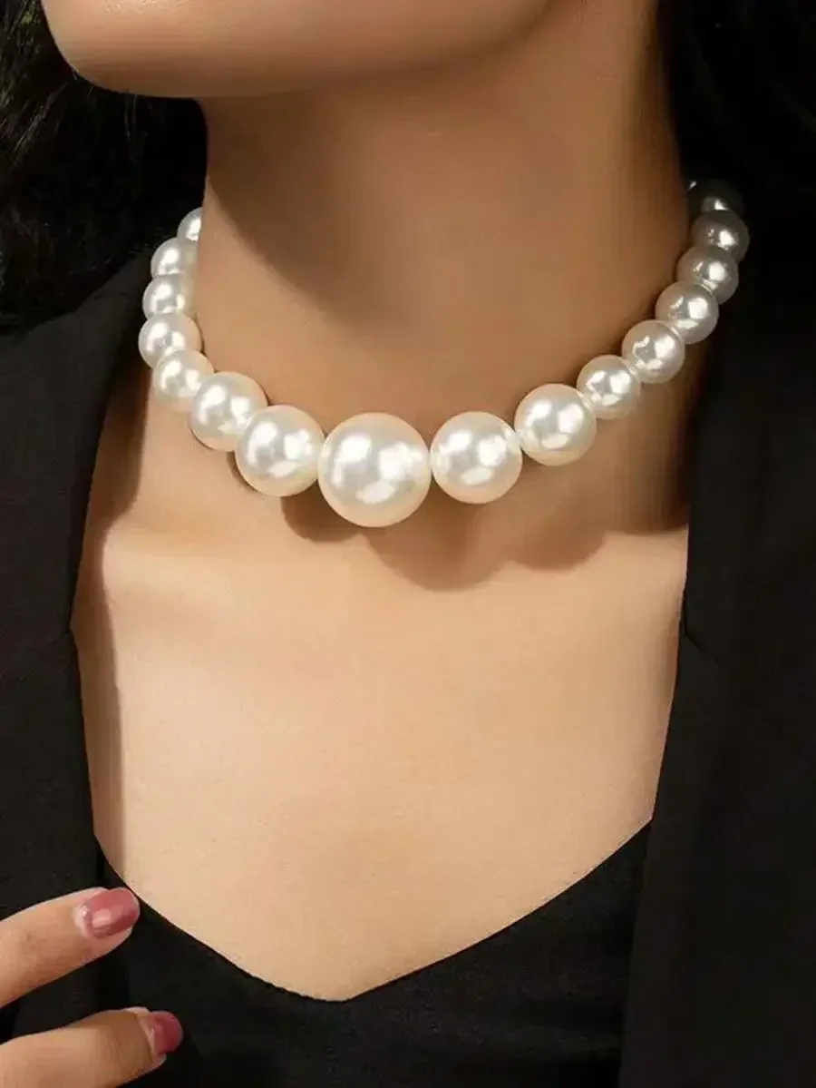Elegant Pearl Necklace Set Wit - Pearl Necklace Set review and price