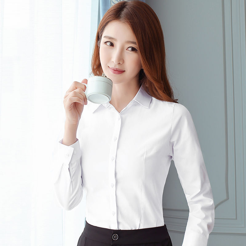 Korean Slim Black White Blouse - Women'S Formal Wear Blouse review and price