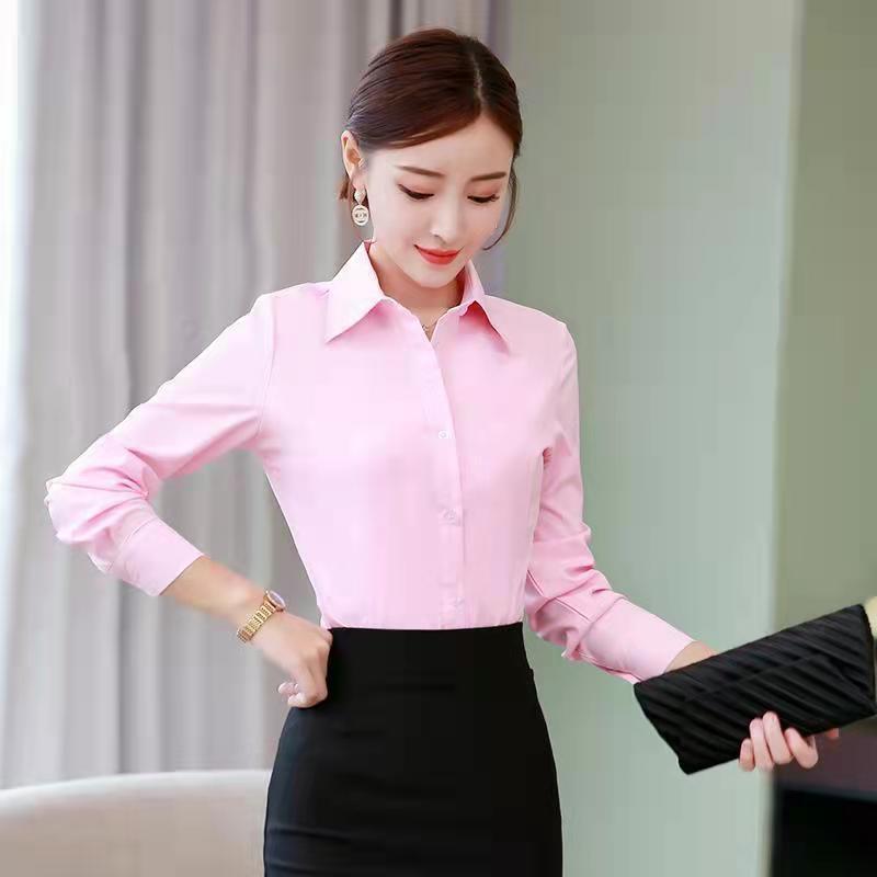 Korean Slim Black White Blouse - Women'S Formal Wear Blouse review and price