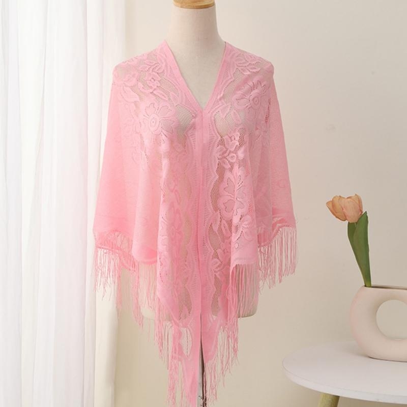340D Lace Fringed Cover Up Hol - Women Formal Wear For Summer review and price