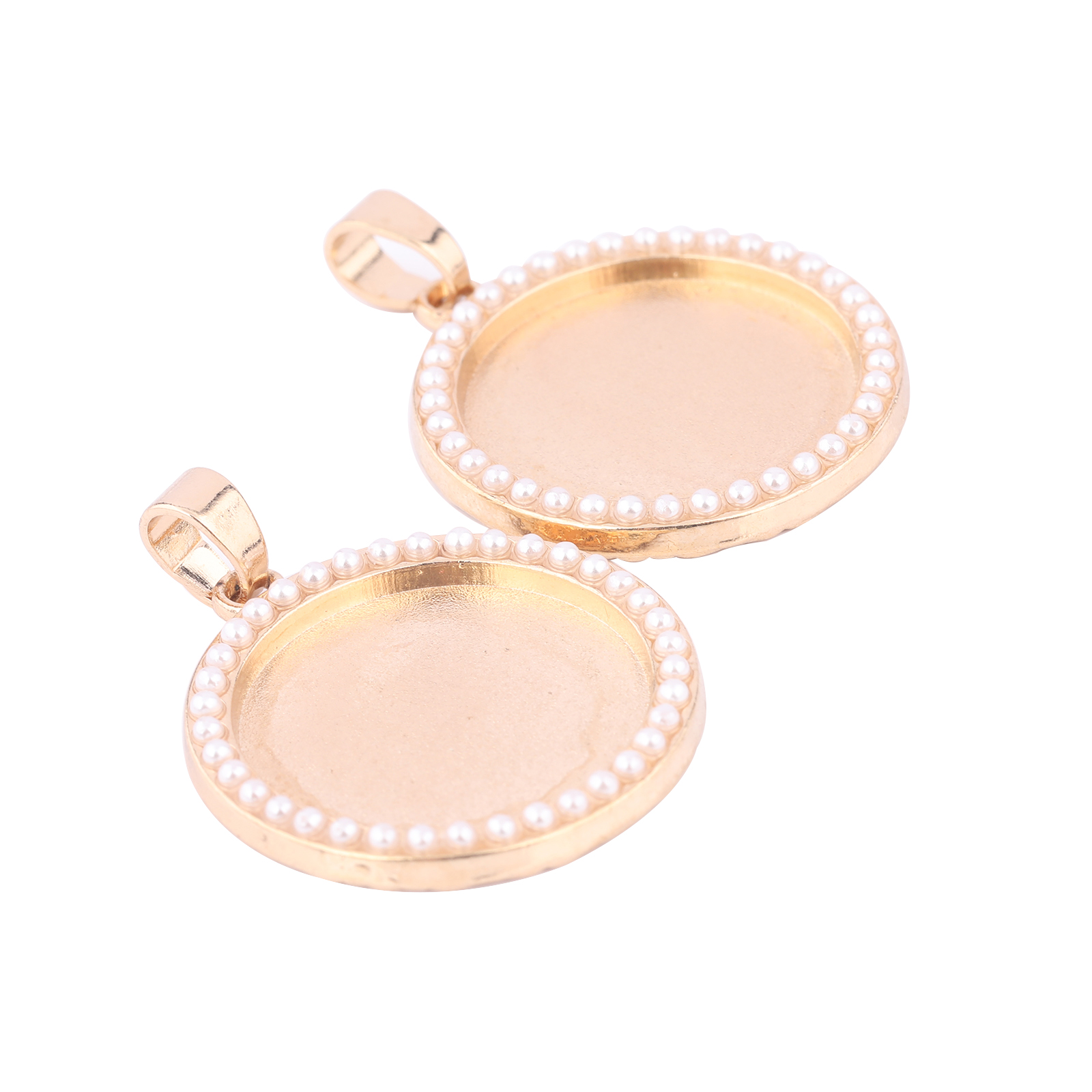 5pcs Kc Gold Pearl Cabochon Ba - Pearl Necklace Set review and price