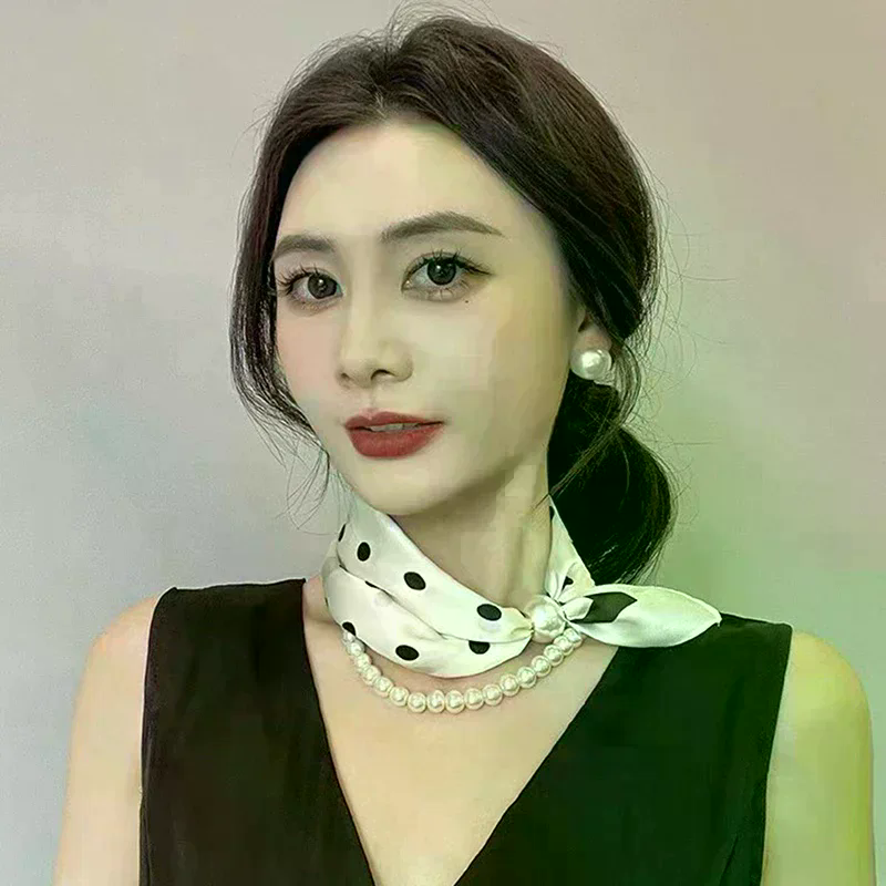 Magnetic Narrow Elegant Satins - Pearl Necklace Set review and price