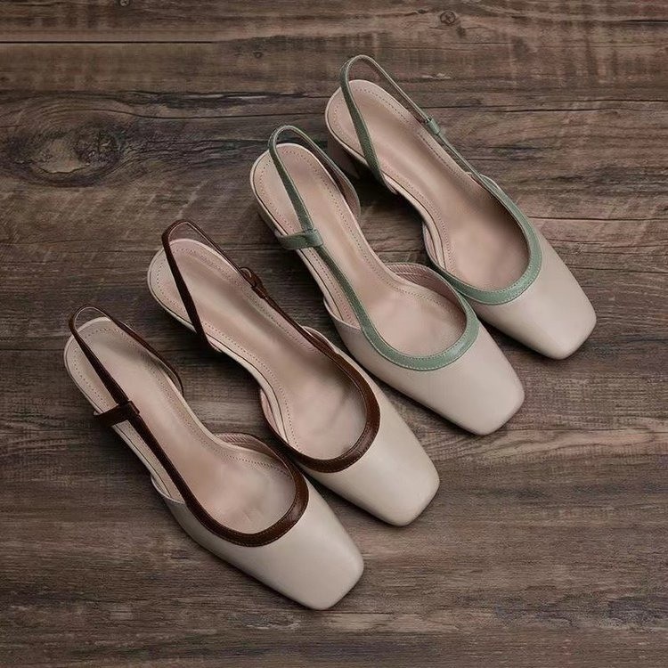 Fashion Square Toe Thick Heel  - Women'S Work Fashion review and price