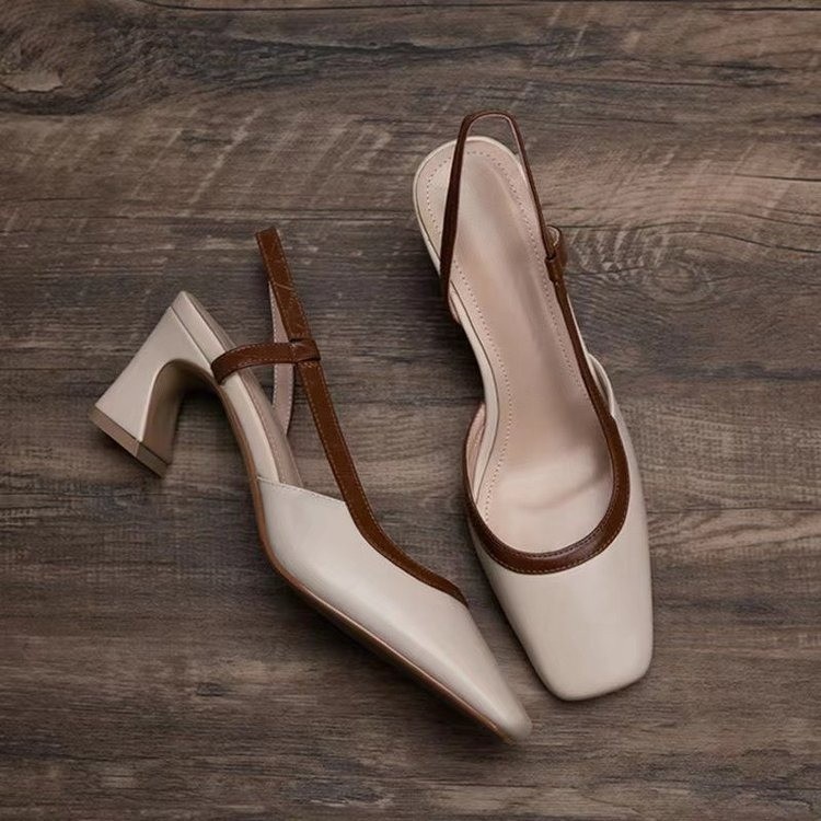 Fashion Square Toe Thick Heel  - Women'S Work Fashion review and price
