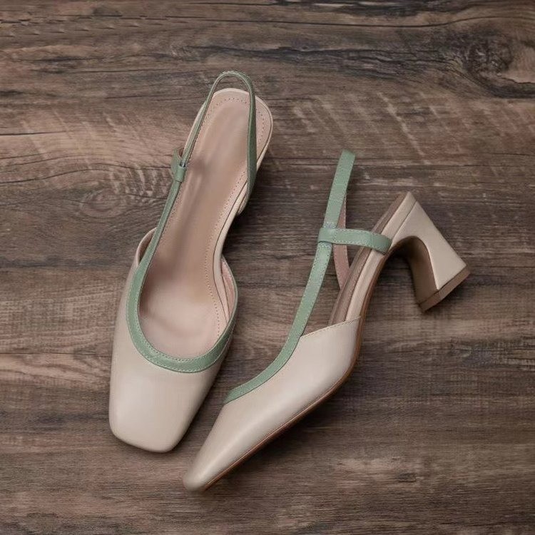 Fashion Square Toe Thick Heel  - Women'S Work Fashion review and price