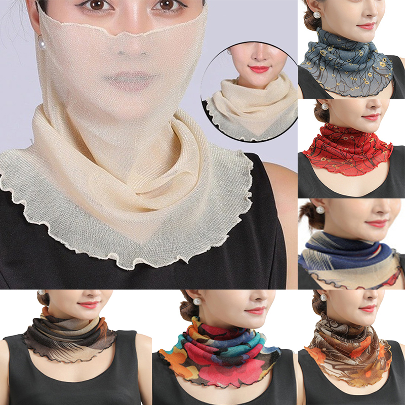 Spring Summer Chiffon Neck Col - Scarf Silk Neck review and price