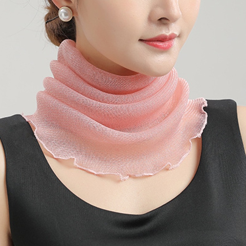 Spring Summer Chiffon Neck Col - Scarf Silk Neck review and price
