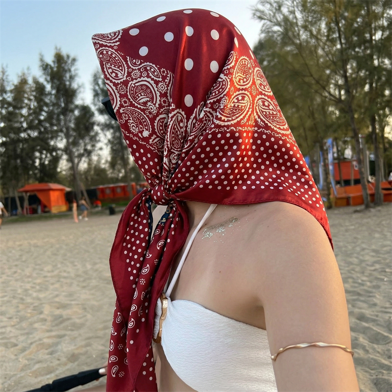 90cm Luxury Brand 2026 Dot Pri - Scarf Silk Neck review and price