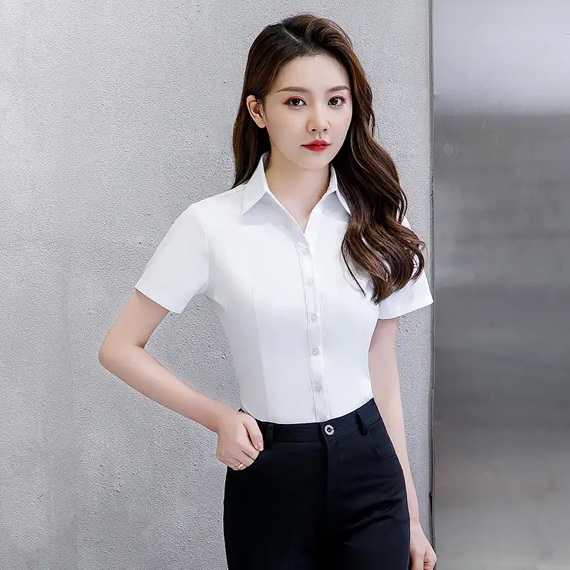 Women's Formal Short Sleeve Bu - Women'S Formal Wear Blouse review and price
